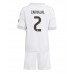 Real Madrid Daniel Carvajal #2 Hjemmedraktsett Barn 2025-26 Korte ermer (+ Korte bukser)